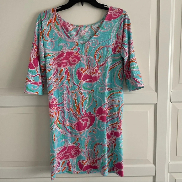 Lilly Pulitzer Eliza shift Dress Jellies Be Jammin 30364 - Picture 3 of 7